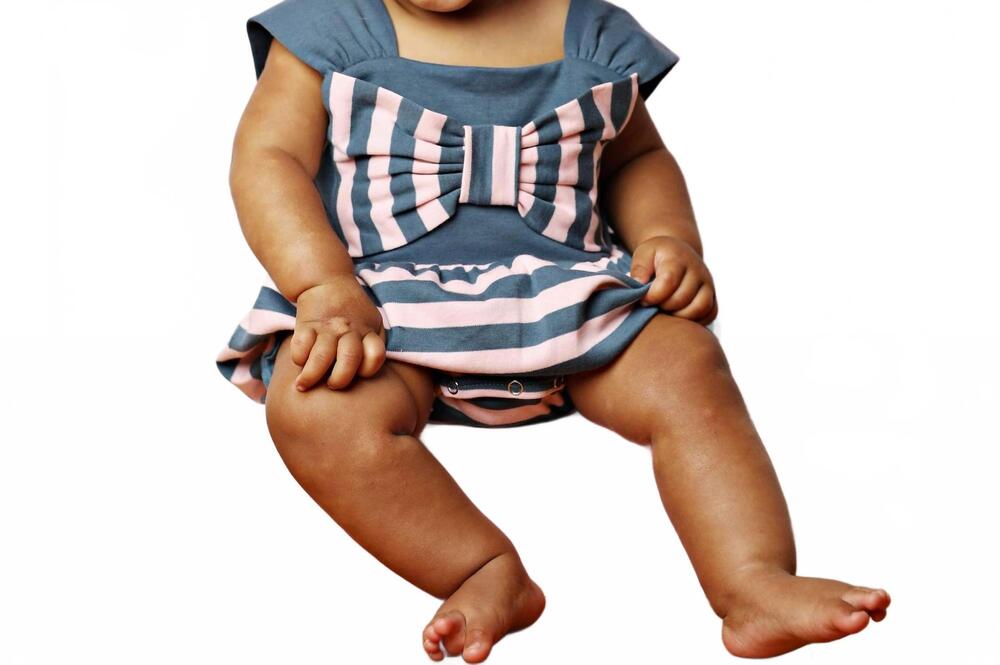 NEW LEMON LOVES LAYETTE baby girls' nautical bow bubble romper in pink/blue